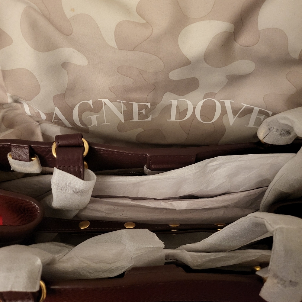 COPY - Dagne Dover Oxblood Allyn Tote Small - Picture 4 of 7